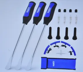 Btga00300 Orion Motor Tech Tire Spoon Kit 20 Piece Changing Set 11.5 Inch Valve Core Rim Cover