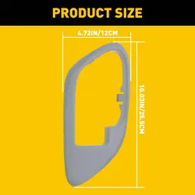 Xpd-mbs-39841 Oxilam 2x Car Interior Inside Door Handles Trim Gray Replace For Cadillac Chevrolet Gmc #3