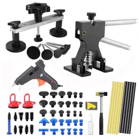 014-481 Pdr Paintless Dent Repair Kit Car Removal Tools With 100w Glue Gun Pulle