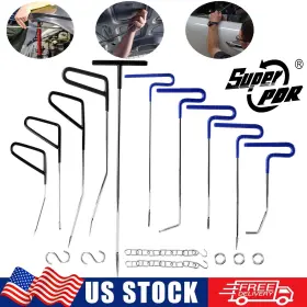 Pp-dd-25 Pdr 13pc Puller Rods Dent Paintless Repair Tools Car Removal Body Push Kits Auto
