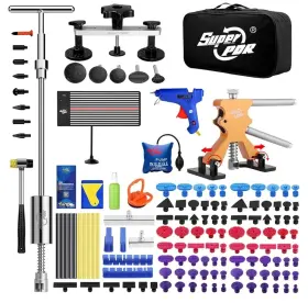 68ea2f5fffa50c127845a0a7 Pdr Tools Super Paintless Dent Repair Kit 148pcs Puller With Led Board