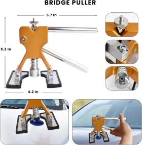 Phgcbk 725086431349 Car Dent Puller Kit 47pcs Paintless Remover With Golden