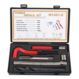 Pissenterun2wae9fd Pissente Thread Repair Tool 15pcs Sleeve M14x1.5 Insert Kit Female