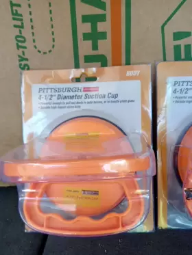 40993 Pittsburgh New Pair Automotive 4 1/2 Inch Diameter Suction Cup - Body #2