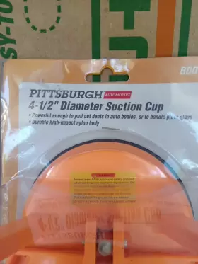 40993 Pittsburgh New Pair Automotive 4 1/2 Inch Diameter Suction Cup - Body #3