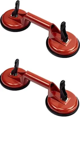 59689 Pittsburgh 2pc Hd Suction Cup Auto Glass Lifter Removal Windshield Installer Remover Tool