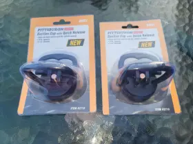 62715 Pittsburgh Automotive 2 1/4 Inch Suction Cup With Quick Release Lot Of