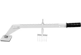 Ca8599 Qwork Dent Pull Lever Bar Aluminum Alloy Portable Car Puller Kit 6 Claw Hook