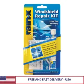 600001 Rain-x Fix A Windshield Repair Kit For Chips Cracks Bullls-eyes And Stars
