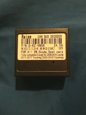 G-rz-vw58 Raise Ns126 Canbus Box Decoder For Android Car Radio Head Vw Volkswagen