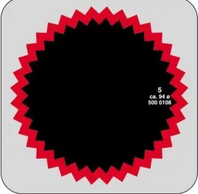 213c Rema Tip Top 003115000107 No. 5 Inner Tube Patch 3.75-in Round Vulcanizing Patches Red Edge
