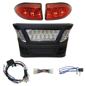 Rhox Lgt-340l Red Hawk Light Bar Bumper Kit With Multi Color Led Compatible