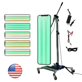 Pdr-lv-zd-01 Riulpdr Professional Auto Dent Repair Pdr Light With Foldable Holder Paintless Tool