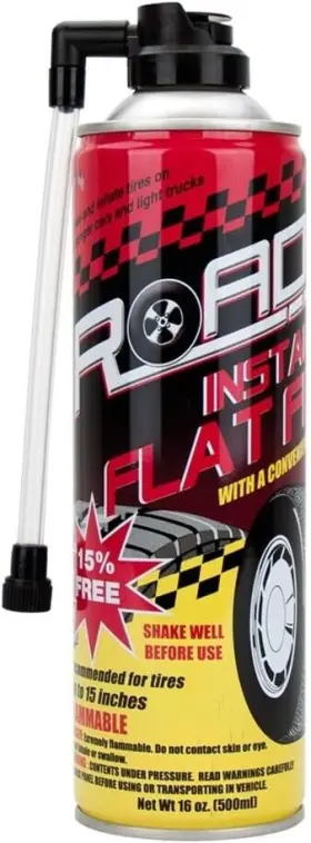 Road 610466018282 Instant Fixes Flat Tire Easy Hose Inflator Air Filler Sealant 16oz 3 Pack #2
