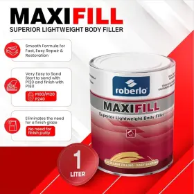 65246 Roberlo Upper Light Body Filling Easy To Sand Lightweight And Paintable For Car 25g