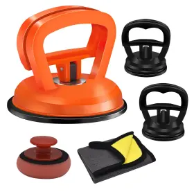 Rm01-1 Rosmago Dent Puller Kit 3pcs Car Body Repair Tools With Heavy-duty Suction Cups - Mul