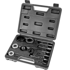 Gui-102 Rpeconu 14pcs Power Steering And Alternator Pulley Tool Kit Black Silver