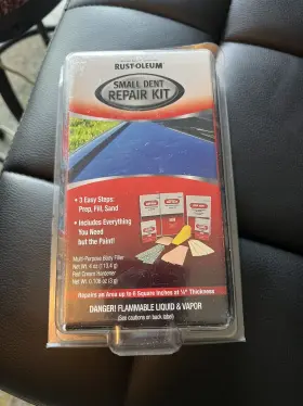 8800-040 Rust-oleum Small Dent Repair Kit 3-step Prep Fill Sand- All You Need But Paint