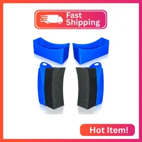 4-02curved Rxalaska 2 Pack Tire Shine Applicator Pads Curved Sponge Reusable