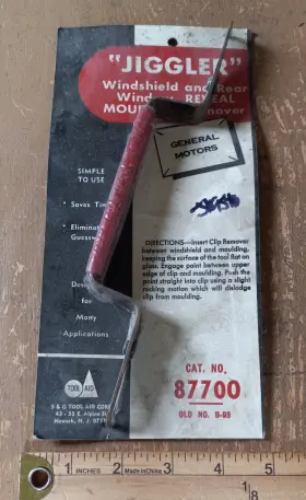 87700 S & G And Tool Aid Inch Jiggler Windshield Remover #87700 - Nos