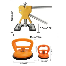 S-snail-oo 181545544793 Car Dent Puller Repair Kit Paintless Golden Lifter Pullerding Remover To #2