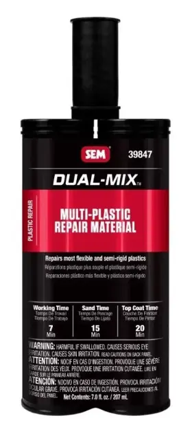39847 Sem Dual-mix Multi-plastic Repair Material For Bumpers Same Day Shipping