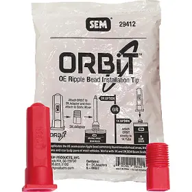 Sem29412 Sem Products Bag 6 Orbit Seam Sealer Tip Ribble Bead Nozzles #2