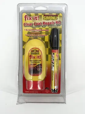Simoniz 732009406162 Fix It Clear Coat Repair Kit Scratch Swirl Remover Applicator New Sealed