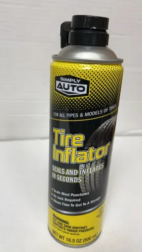 25200 Simply Auto Sa Tire Inflator And Sealer Quick Seal Aersol Can 16 Oz 2 Pack #3