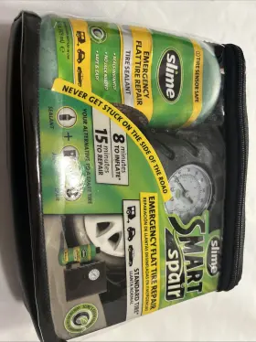 50107 Slime 0716281507731 Smart Spair Emergency Tire Repair Inflator Sealant Kit Pn