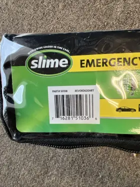 50138 Slime Smart Spair Plus Emergency Flat Tire Repair Kit Model #50138 Brand New #3