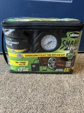 50138 Slime Smart Spair Plus Emergency Flat Tire Repair Kit Model #50138 Brand New