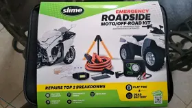 50161 Slime Emergency Roadside Moto/off-road Kit Inflater Booster Cables 1st Aid Lamp