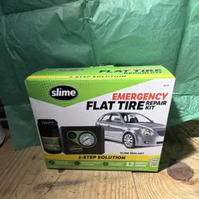 50166 Slime Emergency Flat Tire Repair Kit 2 Step Solution