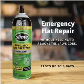 60187 Slime Tire Sealant And Emergency Repair Seals Instantly No Jack Needed 18oz #2
