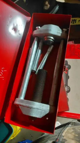 Cg21 Snap-on King Pin Press Kit With Case Usa Made Cg21 Snap-on King Pin Press Kit With Case Usa Made