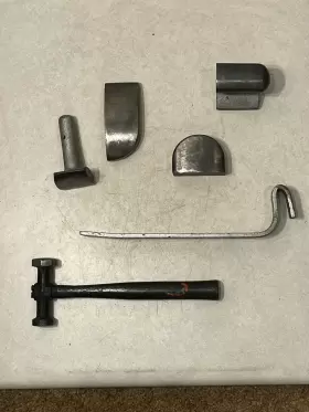 61-9606 Snyder Vintage 6 Pcs Body Fender Auto Dent Repair Tool Kit Hammer Dollies Tools