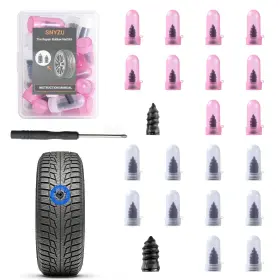 Trk-blk001 Snyzu 21 Pcs Tire Repair Rubber 20 Screwdriver