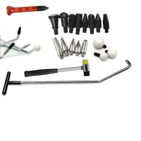 Nb-007 Sotrlo Paintless Dent Repair Rods Tools Kits With Taper Head And S-hook For Car Auto B