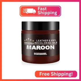Lrb-m200 Startso World Leather Recoloring Balm Maroon Repair Kit For Furniture