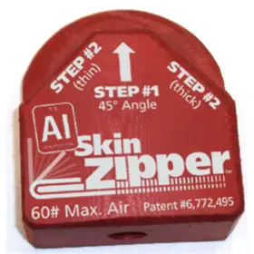 21892 Steck Autobody Al Skin Zipper