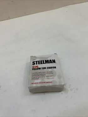 00062 Steelman Yellow Tire Glass Automotive Marking Crayons Box Of 12