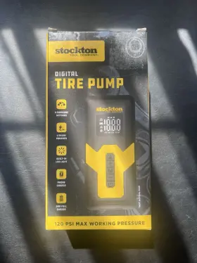 322805 Stockton Tool Company Digital Tire Pump - New In Box Never Opened Used