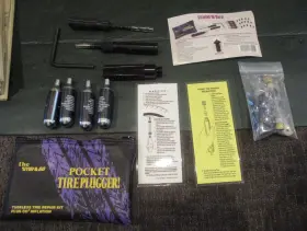 Stop And Go 009011760019 Tubeless Tire Pocket Plugger Repair Kit With Co2 15 Plugs New In Pouch
