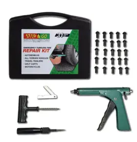 Wa5701 Stop & Go #wa5701 And Deluxe Tubeless Tire Plugger Repair Kit For Cars&tru 25 Plugs