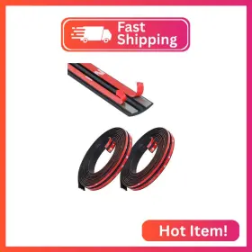 Xt002 Sujade Yakefly 2-piece Windshield Rubber Seal 22 Ft Weather Stripping T-shape Sealing