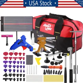0020726798 Super Pdr 90pcs Car Dent Puller Repair Paintless Hammer Kit Removal Hail Lifter Tools