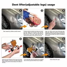 00230413010 Super Pdr Car Body Dent Repair Tool Paintless Puller Dint Hail Damage Remover #3