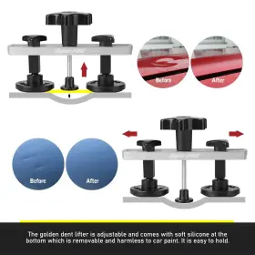 Super Pdr 0040727798123 75pcs Car Paintless Dent Repair Puller Remover Kit Lifter Dint Hail Damage Tool #3