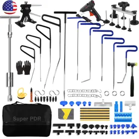 16803061053 Super Pdr 85pcs Paintless Dent Removal Puller Stainless Steel Tool Repair Rods Us
